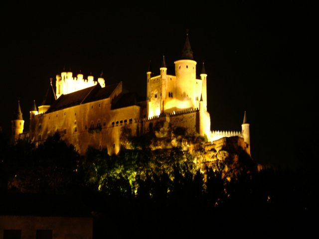El Alcázar iluminado